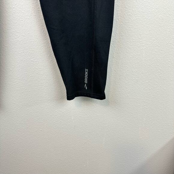 Brooks Threshold Women's Running Tight Black XL Ankle Zippers - Picture 5 of 11